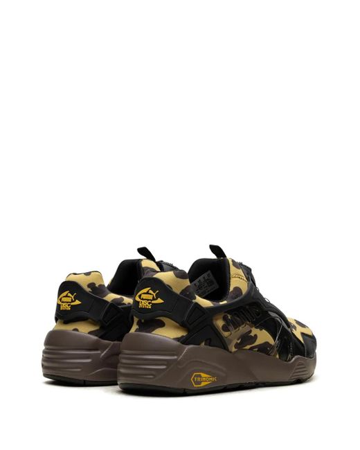 PUMA Black Disc Blaze "Leopard" Sneakers for men