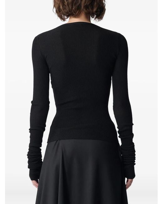 Ann Demeulemeester Black Lyell Top