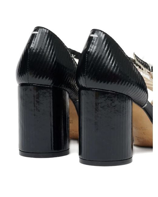 Maison Margiela Black 80Mm Tabi Pumps