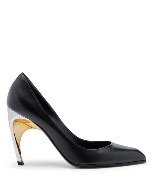 Zapatos Armadillo con tacón de 95mm Alexander McQueen de color Black