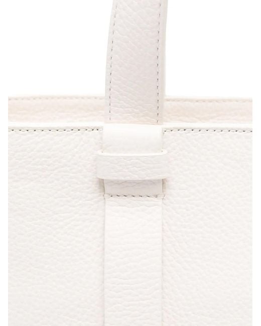 Coccinelle White Medium Malory Tote Bag