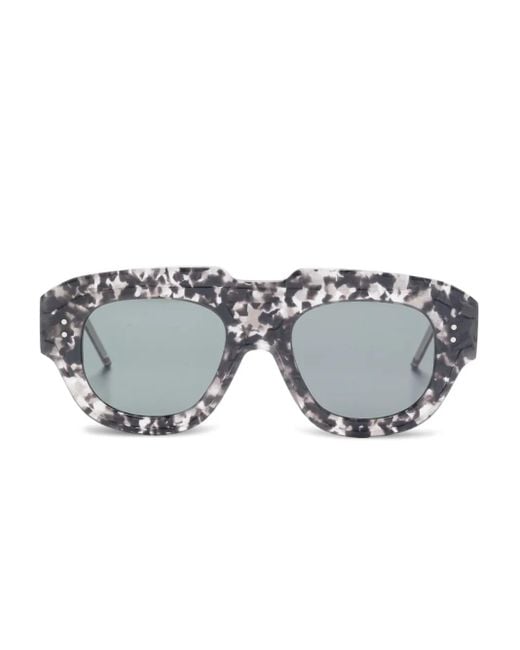 Gafas de sol con montura geométrica Thom Browne de color Gray