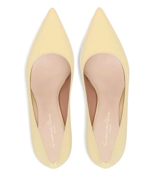 Gianvito Rossi Natural 85Mm Leather Pumps