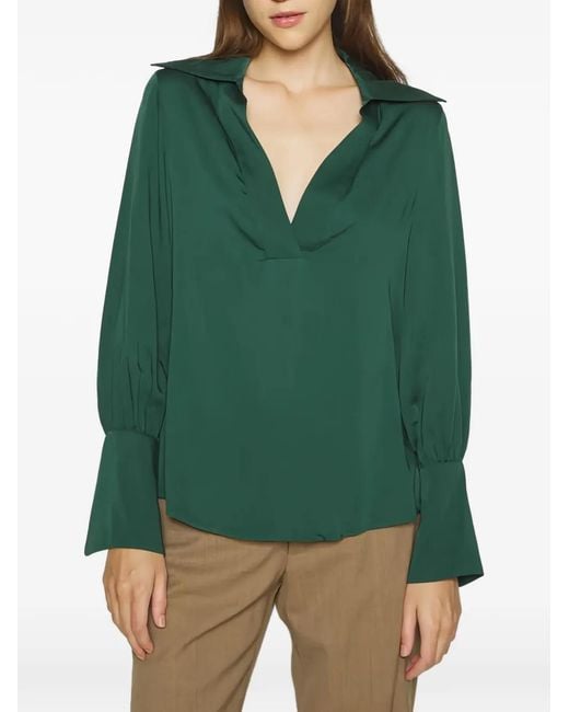 Gant Green Satin Blouse