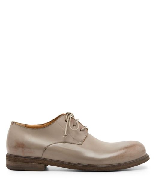 Marsèll Brown Zucca Media Leather Derby Shoes for men