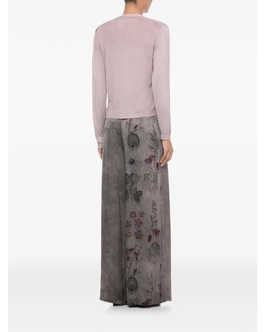 Avant Toi Pink Buttoned Cardigan