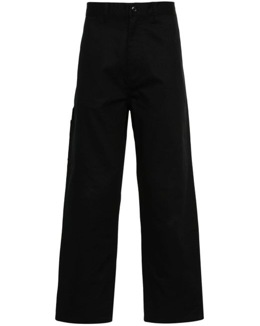 Carhartt Midland Logo-patch Trousers in het Black voor heren