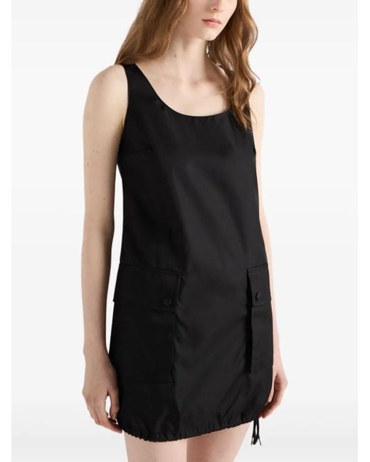 Prada Black Sleeveless Mini Dress