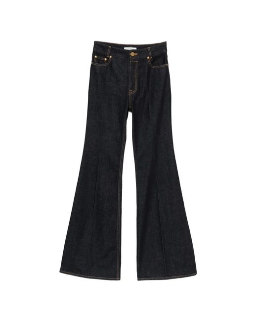 Zimmermann Black Flared Denim Jeans