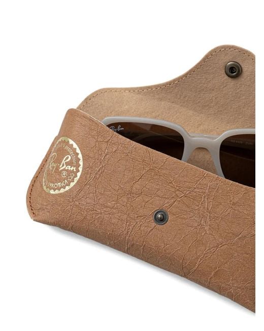 Ray-Ban Natural Rectangle-Frame Sunglasses