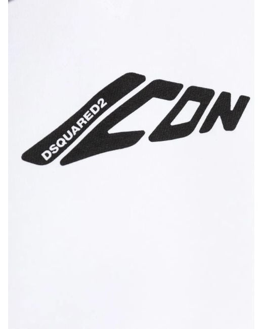 DSquared² Blue D2 Icon Hoodie