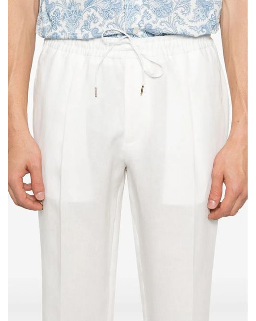 Briglia 1949 White Wimbledons Trousers for men