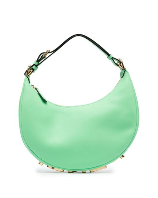 Fendi Green Graphy Shoulder Bag