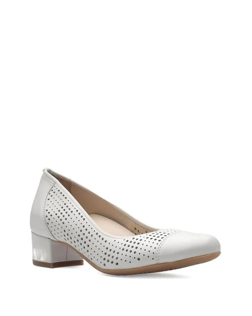 Ara White Nizza Pumps