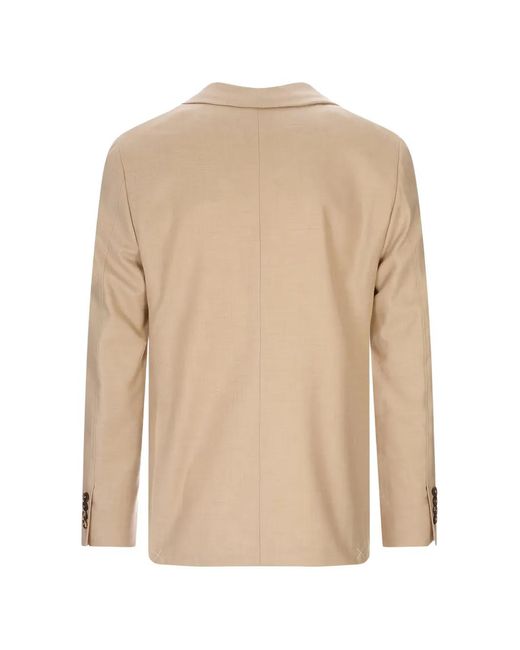 Canali Natural Single-Breasted Patch-Pocket Blazer for men