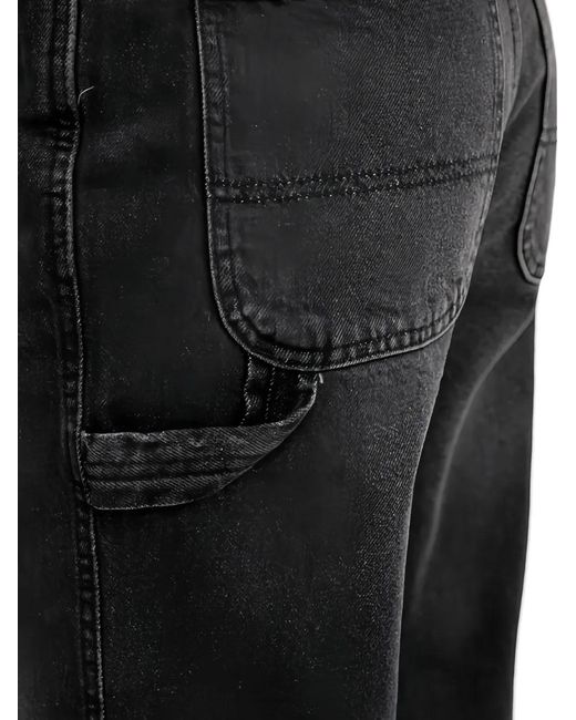 Dickies Black Button-Fastening Jeans
