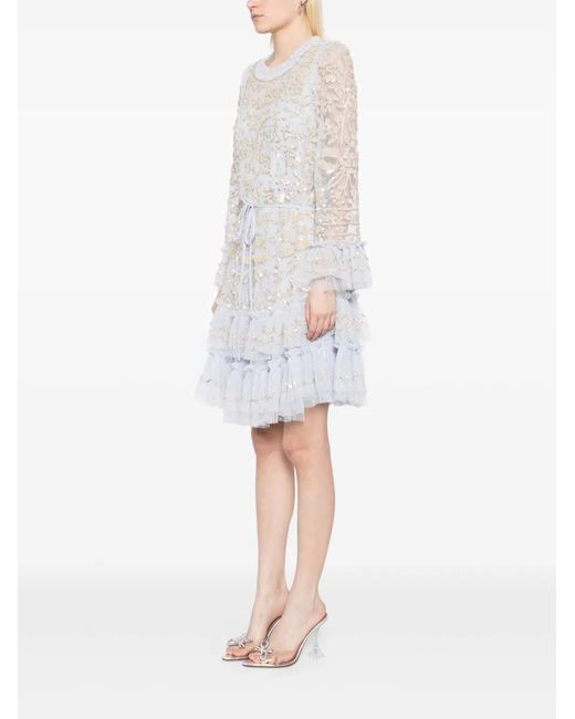 Needle & Thread White Celia Dress