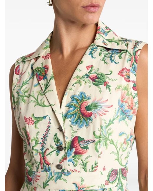 Etro White Cotton Dress