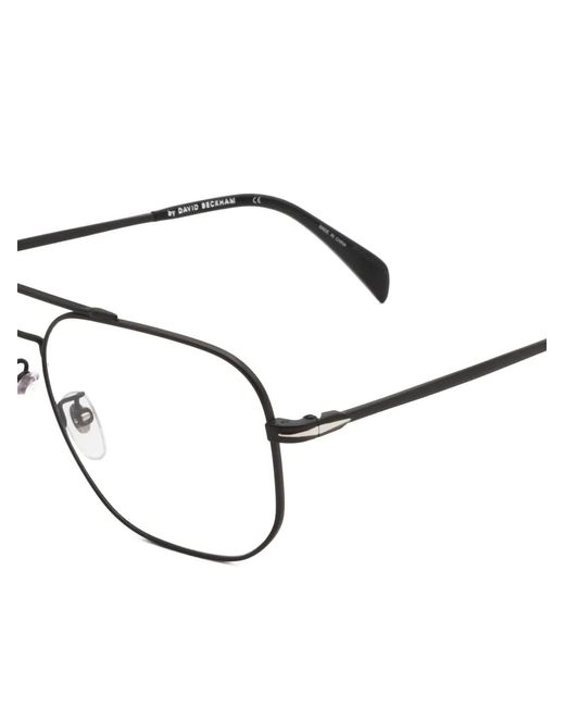 David Beckham White Pilot-Frame Glasses for men
