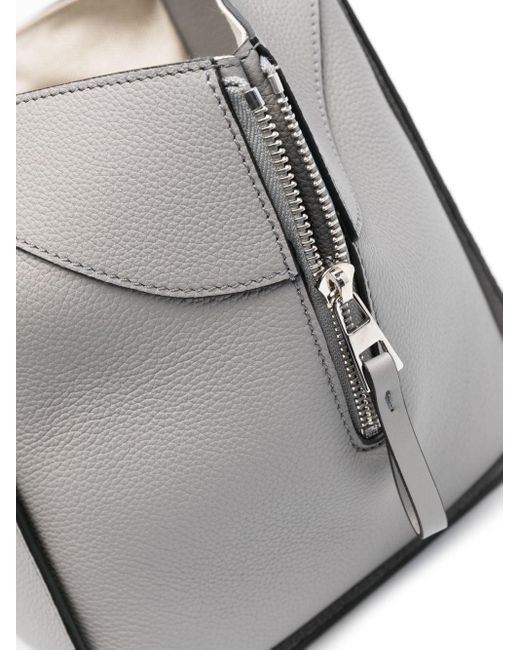 Loewe Gray Compact Hammock Leather Shoulder Bag