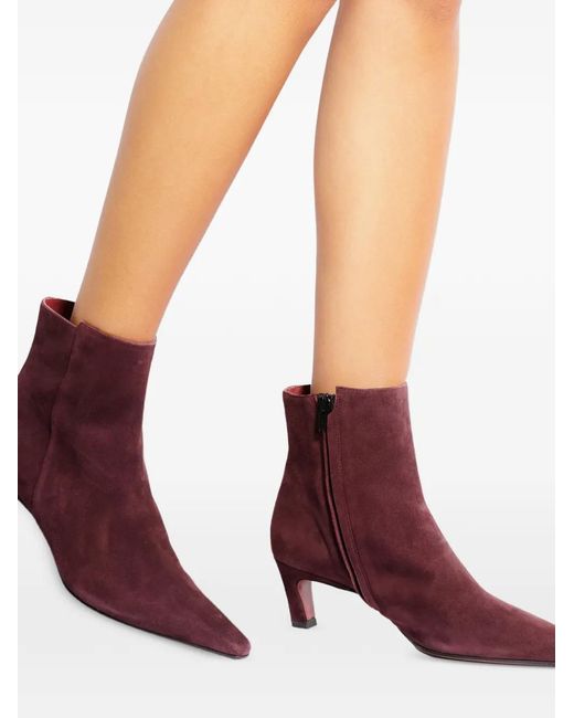 Roberto Festa Purple Milia Suede Boots