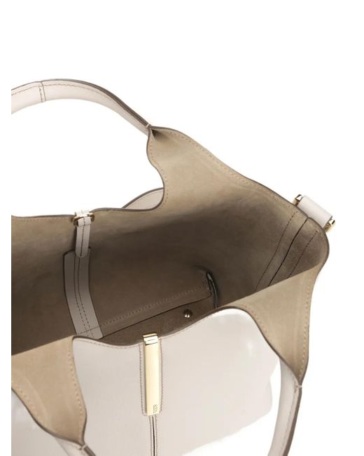 Tod's White Mini Umhängetasche Aus Leder