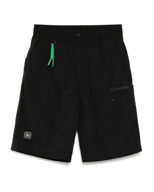 Short À Patch Logo Izzue pour homme en coloris Black