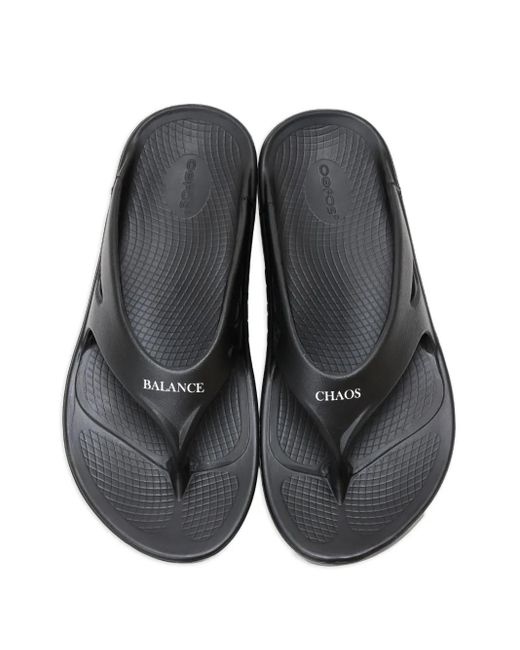 Undercover Black Balance Chaos Sandals