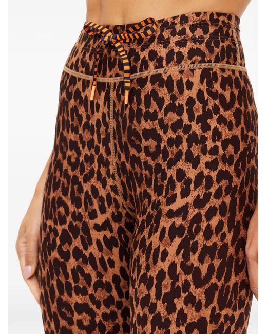 The Upside Brown Malawi Animal-Print Leggings