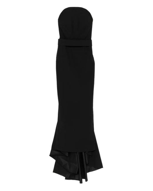 Solace London The Citra マキシドレス Black