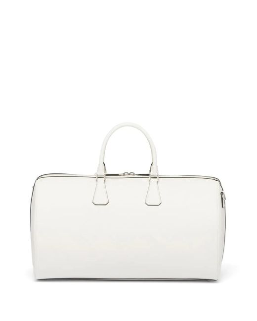 Borsa Con Logo di Prada in White