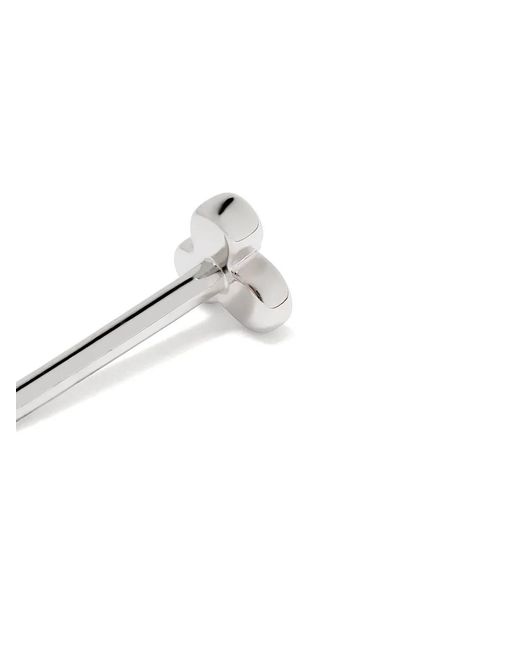 Maria Black White 14Kt Triad Diamond Stud