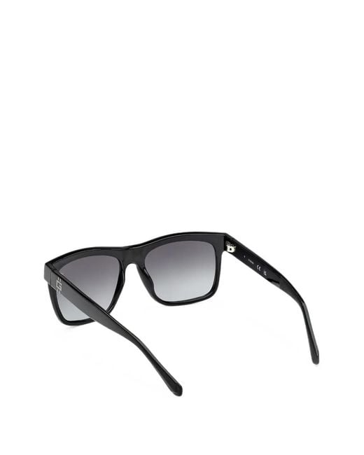 GUESS EYEWEAR Black Square-Frame Sunglasses for men