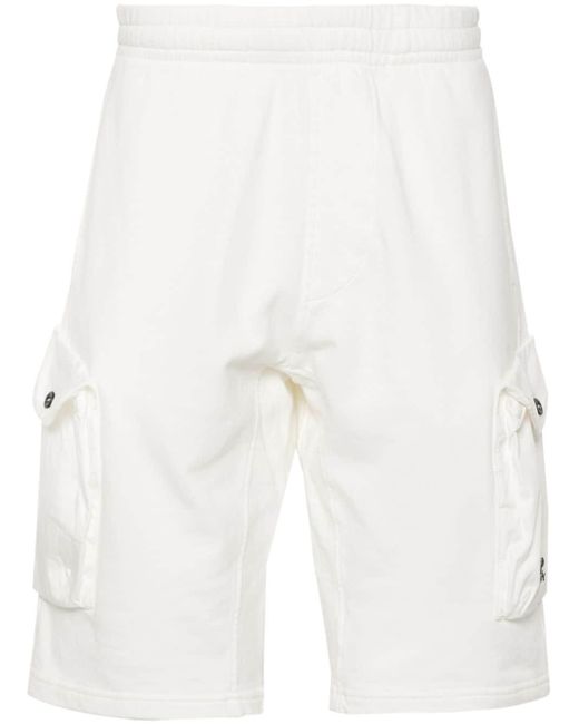 C P Company White C.P.Company Shorts for men