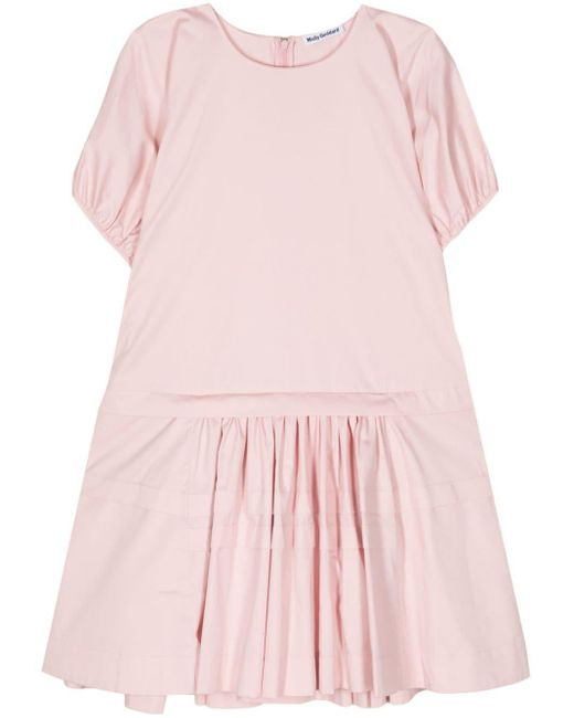 Molly Goddard Pink Alexa Cotton Minidress