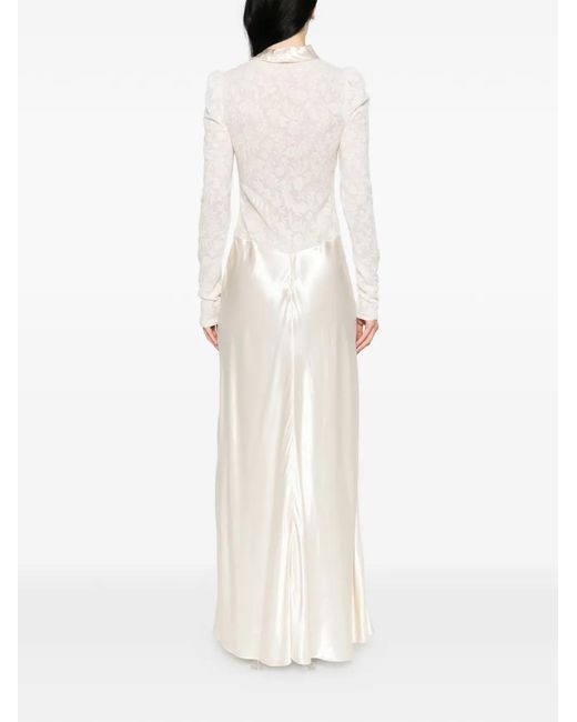 alberta ferretti white lace dress Alberta Ferretti Woman