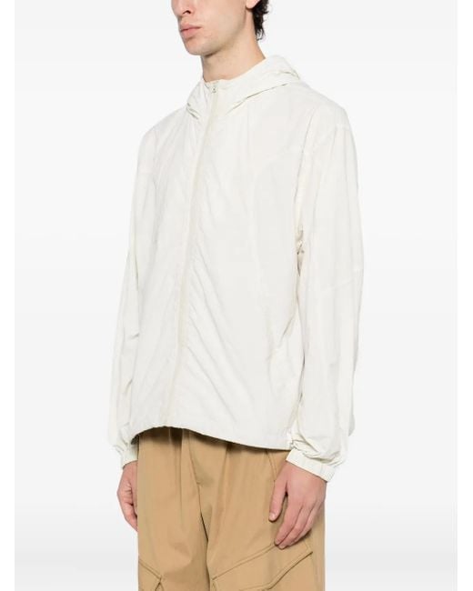Izzue White Logo-Embroidered Jacket for men
