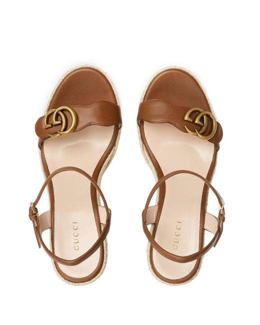 Scarpe sandali Zeppe per Donna di Gucci | FASHIOLA.it
