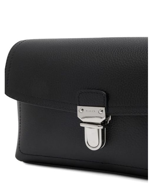 Bally Capitol Gürteltasche aus strukturiertem Leder in Black für Herren
