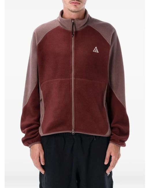 Nike Red Acg Wolf Tree Full-Zip Jacket for men
