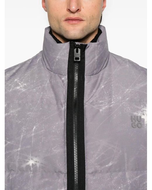 HUGO Gray Birontino Gilet for men