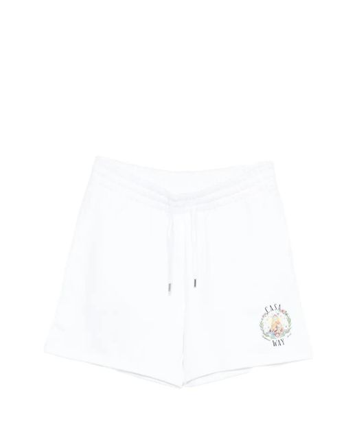 Casablanca White Shorts for men