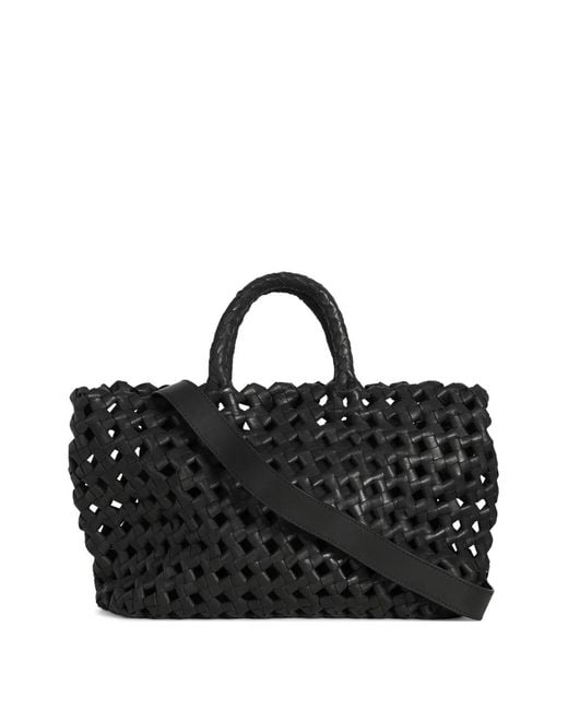 VISONA Black Regina Tote Bag
