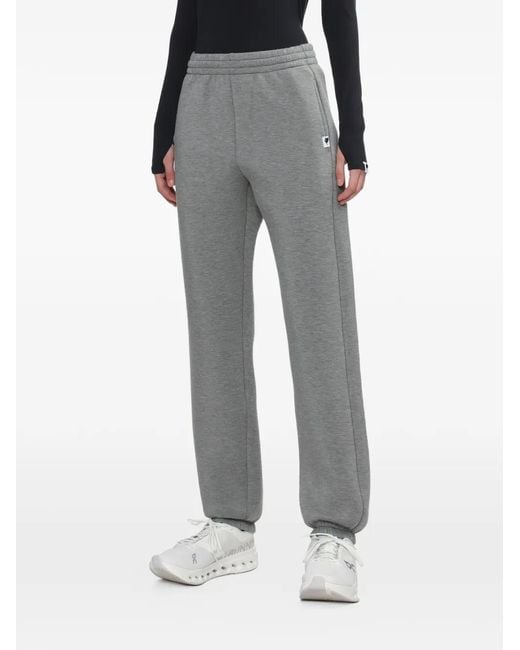 A Bathing Ape Gray Logo Patch Trousers