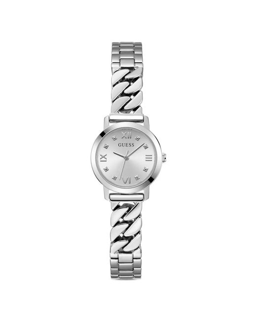 Guess White Logo-Detail 25Mm Watch