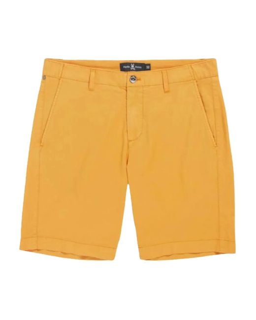 メンズ Psycho Bunny Diego ショートパンツ Yellow