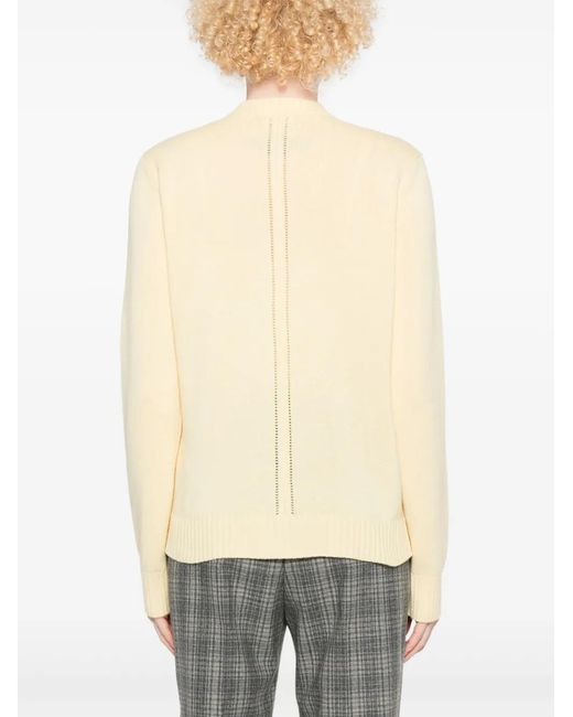 Fabiana Filippi Natural Perforated-Detail Cardigan