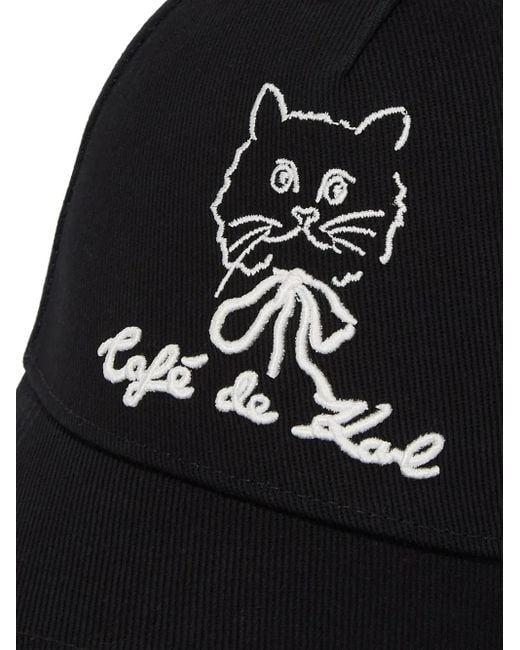 Karl Lagerfeld Black X Jorge Parra Choupette Cap