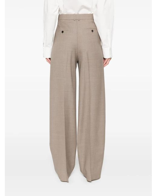 Saint Laurent Wollen Broek in het Gray