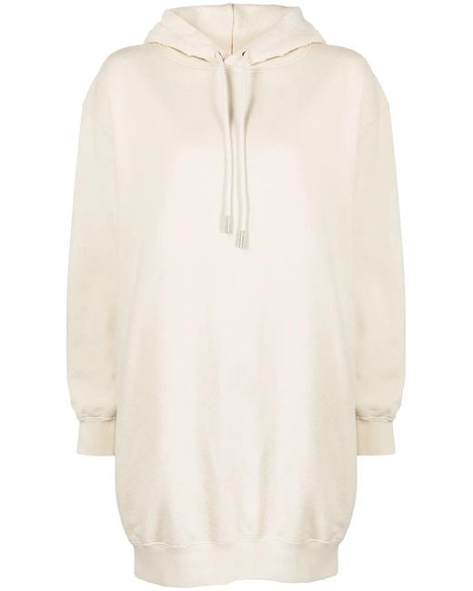 Off-White c/o Virgil Abloh White Diag-Stripe Print Sweatshirt Dress